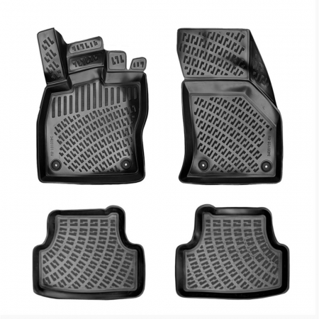 Covorase si tavite - Set 4 Covorase Auto din Cauciuc pentru Audi A3 (Typ 8V) Sportback / Sedan III (2013-2020)
