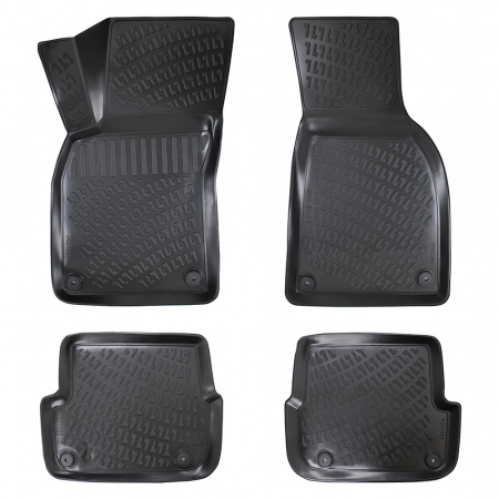Covorase si tavite - Set 4 Covorase Auto din Cauciuc pentru Audi A6 C6 (Typ 4F) (2004-2011)
