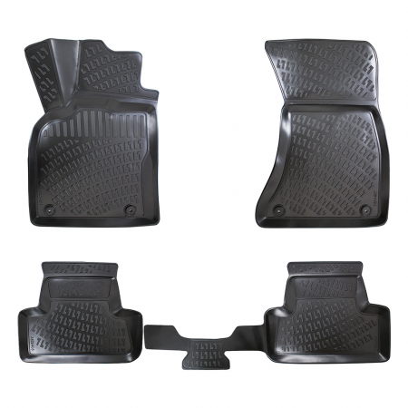 Covorase si tavite - Set 4 Covorase Auto din Cauciuc pentru Audi Q5 (8A) II (2017-)