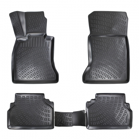 BMW - Set 4 Covorase Auto din Cauciuc pentru Bmw 5 E60 / E61  (2003-2010)
