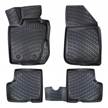 Set 4 Covorase Auto din Cauciuc pentru Dacia Duster 4X2 (2010-2017) [4]
