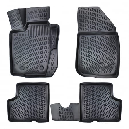 Set 4 Covorase Auto din Cauciuc pentru Dacia Duster 4X4 (2010-2017) [4]