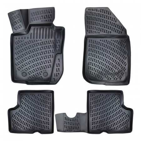 DACIA - Set 4 Covorase Auto din Cauciuc pentru Dacia Duster 4X4 (2010-2017)