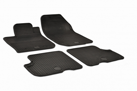 DACIA - Set 4 Covorase Auto din Cauciuc pentru Dacia Logan (2004-2012)  Sandero / Stepway (2008-2012)  Duster (2010-2017), (2017-)  Mcv (2008-2012)