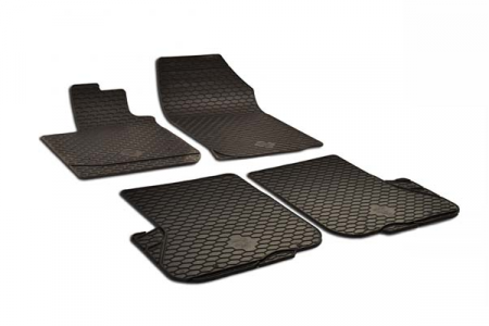 DACIA - Set 4 Covorase Auto din Cauciuc pentru Dacia Logan (2012-2020)  Sandero / Stepway (2012-2020)  Dokker(2013-)  Lodgy (2013-)