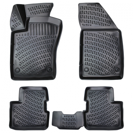 FIAT - Set 4 Covorase Auto din Cauciuc pentru Fiat Egea / Tipo Sedan / Dodge Neon (2015-)