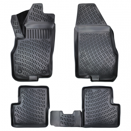 Set 4 Covorase Auto din Cauciuc pentru Fiat Punto III  (2005-2018) [4]