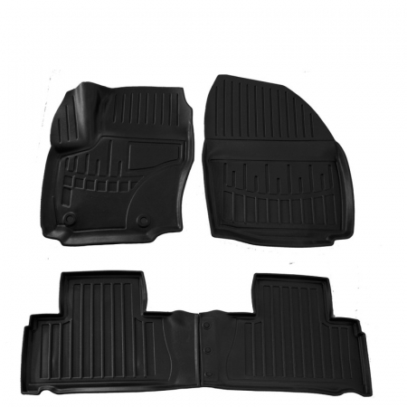 Set 4 Covorase Auto din Cauciuc pentru Ford S-Max (2006-2014) Sisteme Fixare Ovale [1]