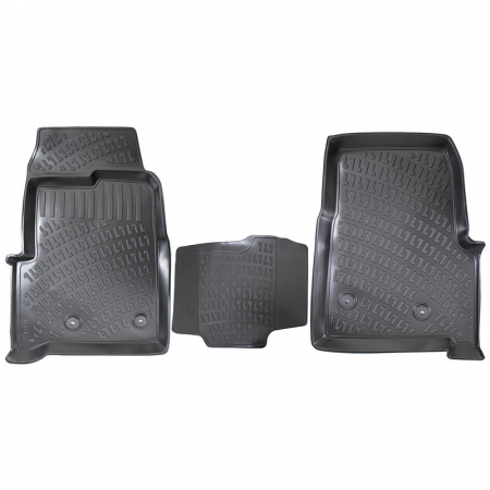 FORD - Set 4 Covorase Auto din Cauciuc pentru Ford Transit Custom Cutie Manuala (Fata) (2012-)