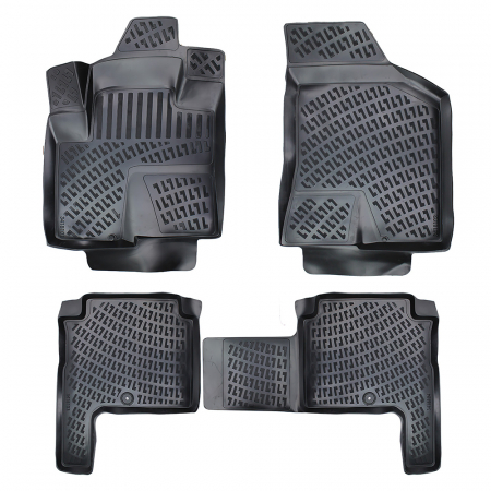 HYUNDAI - Set 4 Covorase Auto din Cauciuc pentru Hyundai Santa Fe II (2006-2012)