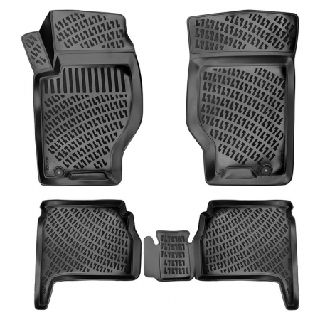 Set 4 Covorase Auto din Cauciuc pentru Kia Sorento I (2002-2009) [1]