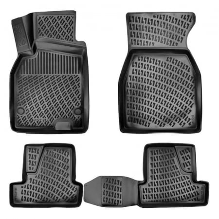 RENAULT - Set 4 Covorase Auto din Cauciuc pentru Renault Megane 2 Hb 2002-2009