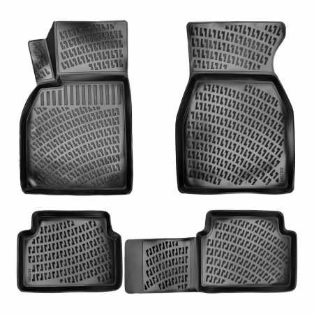 RENAULT - Set 4 Covorase Auto din Cauciuc pentru Renault Megane 2 Sedan (2002-2009)