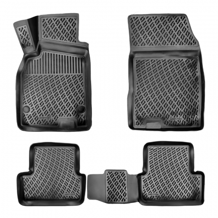 RENAULT - Set 4 Covorase Auto din Cauciuc pentru Renault Megane 3 Stw (2008-2016)
