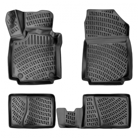 Set 4 Covorase Auto din Cauciuc pentru Renault Symbol II (2008-2013) [1]