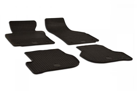 SEAT - Set 4 Covorase Auto din Cauciuc pentru Seat Leon (2005-2012). Altea (2004-2015). Altea Xl (2006-2015). Altea Freetrack (2007-2015)