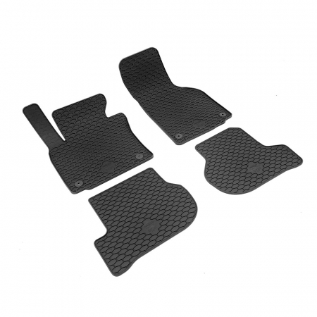 SKODA - Set 4 Covorase Auto din Cauciuc pentru Skoda Octavia II (2004-2013). Golf V (2003-2009). Golf VI (2008-2013). Jetta (2005-2011)