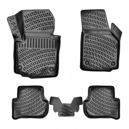 SKODA - Set 4 Covorase Auto din Cauciuc pentru Skoda Yeti (2009-2017)