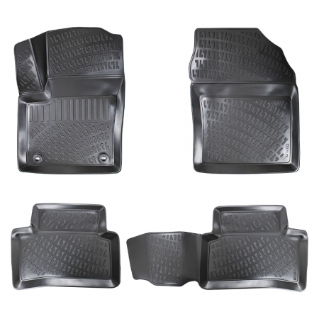 TOYOTA - Set 4 Covorase Auto din Cauciuc pentru Toyota C-Hr 2Wd / 4Wd (2016-)