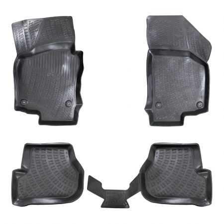 VOLKSWAGEN - Set 4 Covorase Auto din Cauciuc pentru Volkswagen Golf 6  (2008-2012)