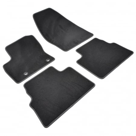 FORD - Set 4 Covorase Auto Textil pentru Ford Kuga I (2008-2012) - Sisteme fixare ovale