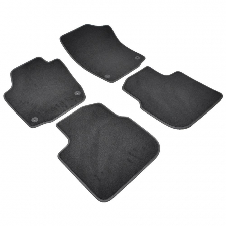 SKODA - Set 4 Covorase Auto Textil pentru Skoda Rapid (2012-)