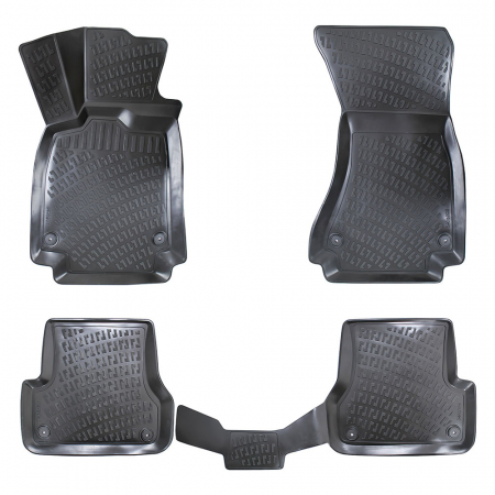 Covorase si tavite - Set 5 Covorase Auto din Cauciuc pentru Audi A7 I (Type 4G8) (2010-2017)