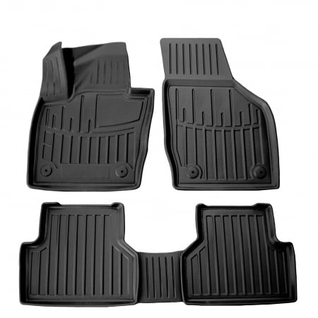 Covorase si tavite - Set 5 Covorase Auto din Cauciuc pentru Audi Q3 (8U) (2011-2019)