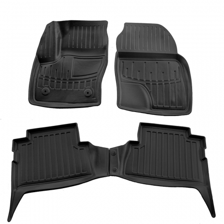 FORD - Set 5 Covorase Auto din Cauciuc pentru Ford C-Max (Exceptie Hybrid) (2010-2019)
