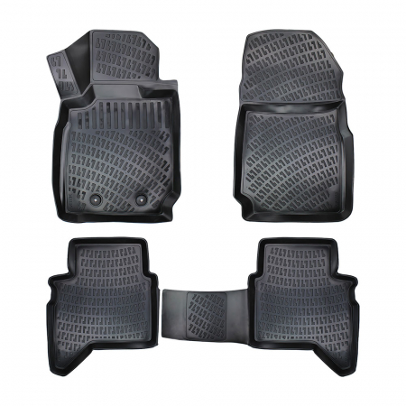 Set 5 Covorase Auto din Cauciuc pentru Ford Ranger I / Facelift (2011-2015) / (2015-2018) [1]