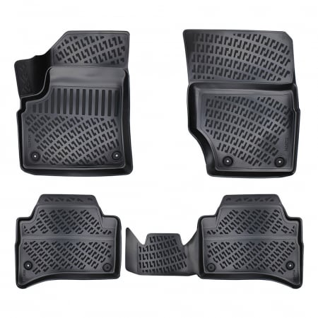 Set 5 Covorase Auto din Cauciuc pentru Porsche Cayenne I (2003-2010)