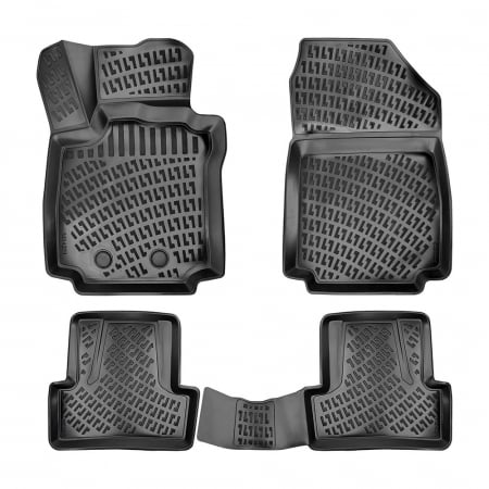 RENAULT - Set 5 Covorase Auto din Cauciuc pentru Renault Clio 3 (2005-2012)