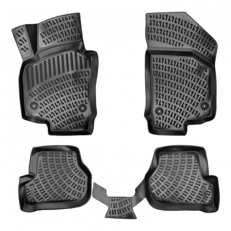 Set 5 Covorase Auto din Cauciuc pentru Seat Altea (2004-2015) [1]