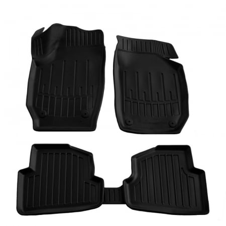SKODA - Set 5 Covorase Auto din Cauciuc pentru Skoda Fabia II (5J) (2007-2014)
