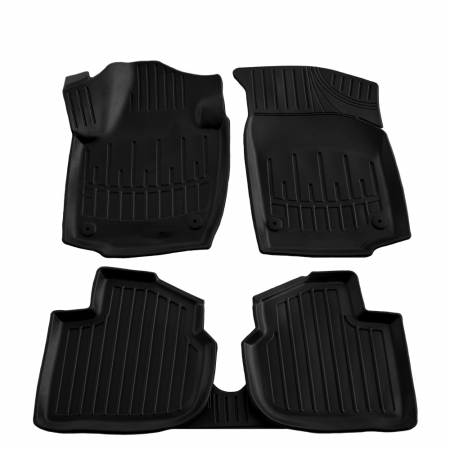 Set 5 Covorase Auto din Cauciuc pentru Skoda Rapid (2012-2019) [10]
