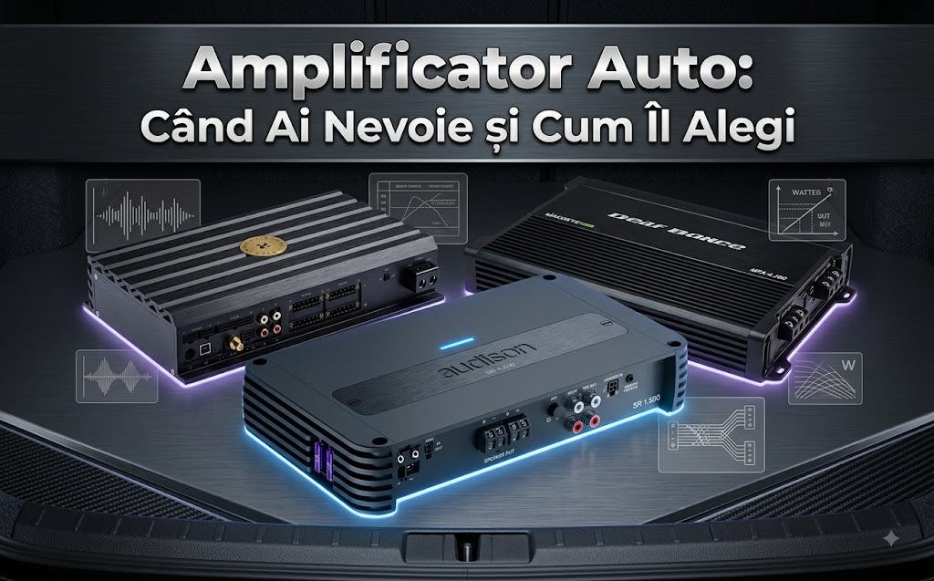 Amplificator Auto: Când Ai Nevoie și Cum Îl Alegi