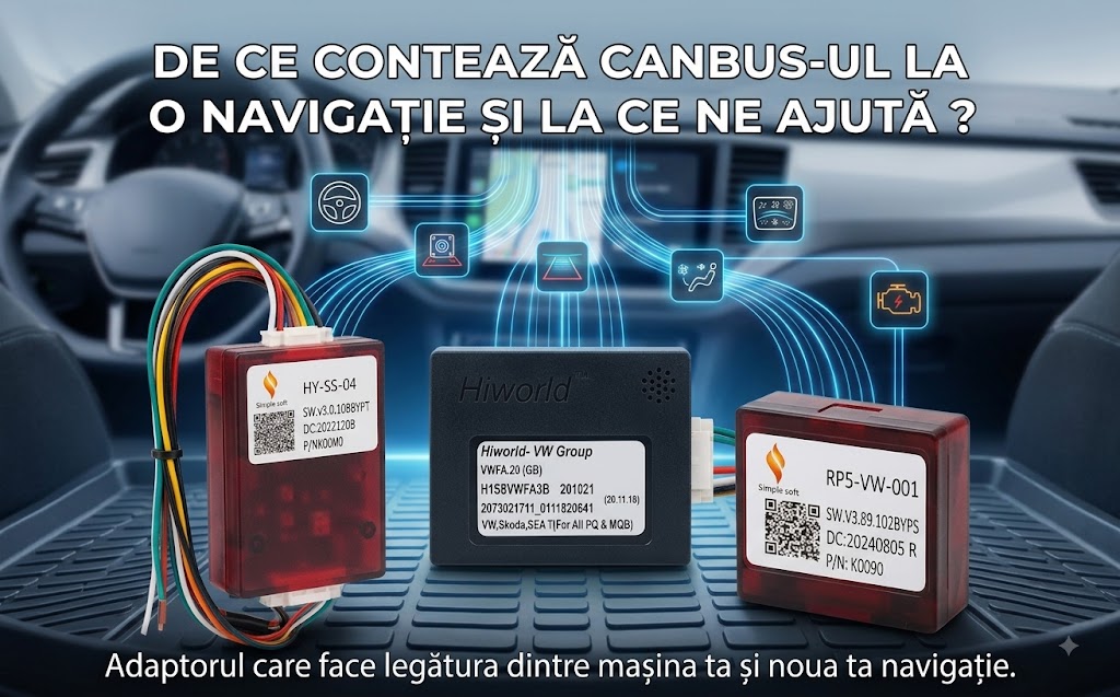 De ce conteaza CANbus-ul la o navigatie si la ce ne ajuta ?