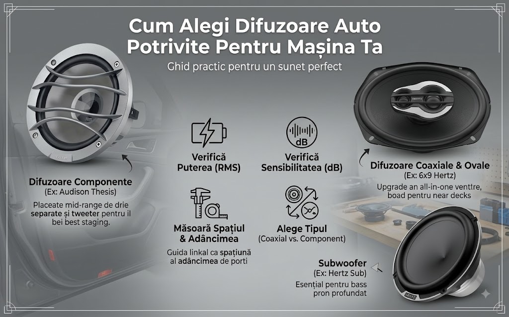 Cum Alegi Difuzoare Auto Potrivite Pentru Mașina Ta
