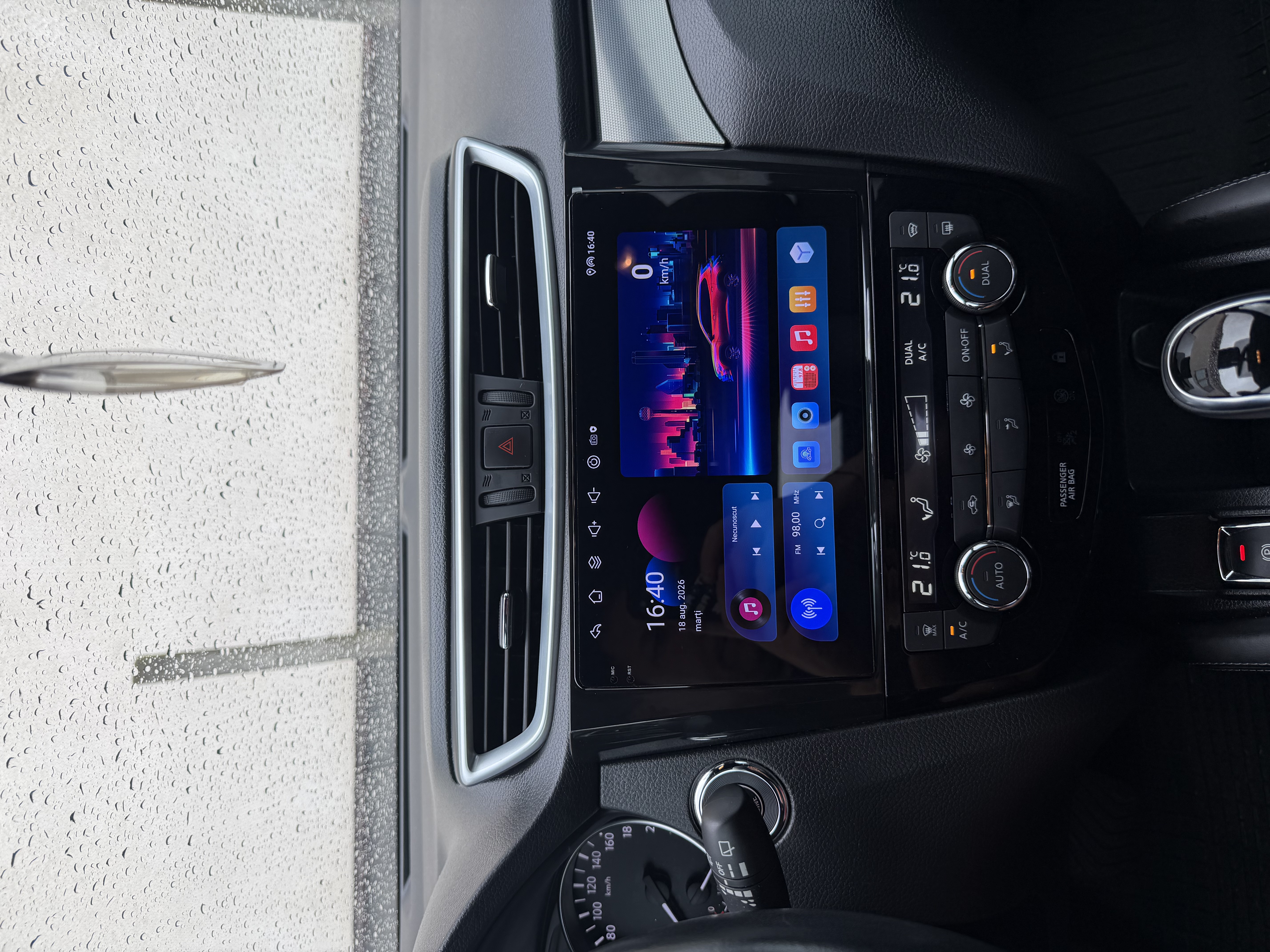 Meniul intuitiv al noii unități Android Meniul si interfata navigatiei Android pe Nissan Qashqai 2017
