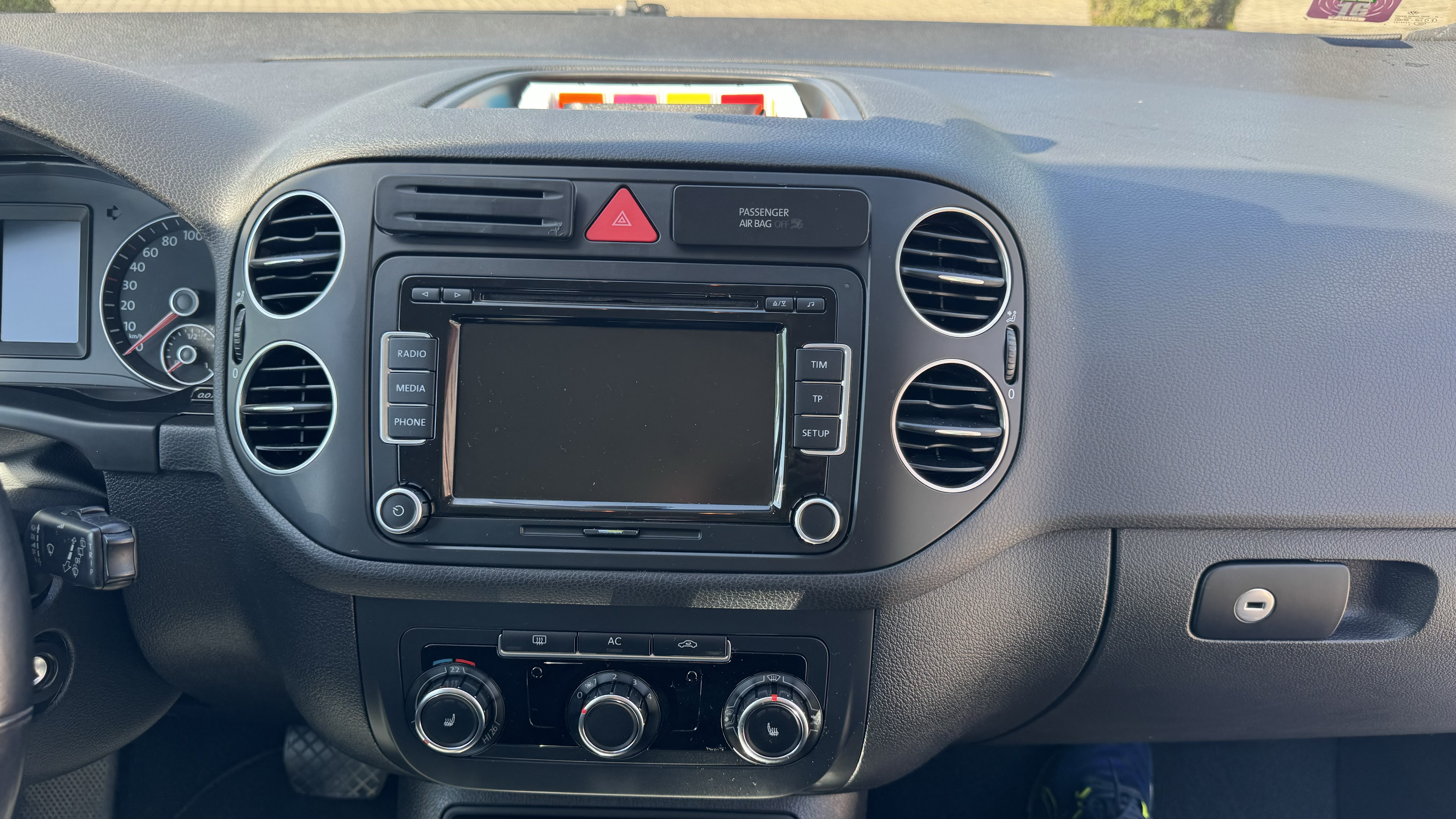 Bord original VW Golf 6 Plus - înainte de upgrade Sistem multimedia RCD original pe Volkswagen Golf 6 Plus, înainte de upgrade