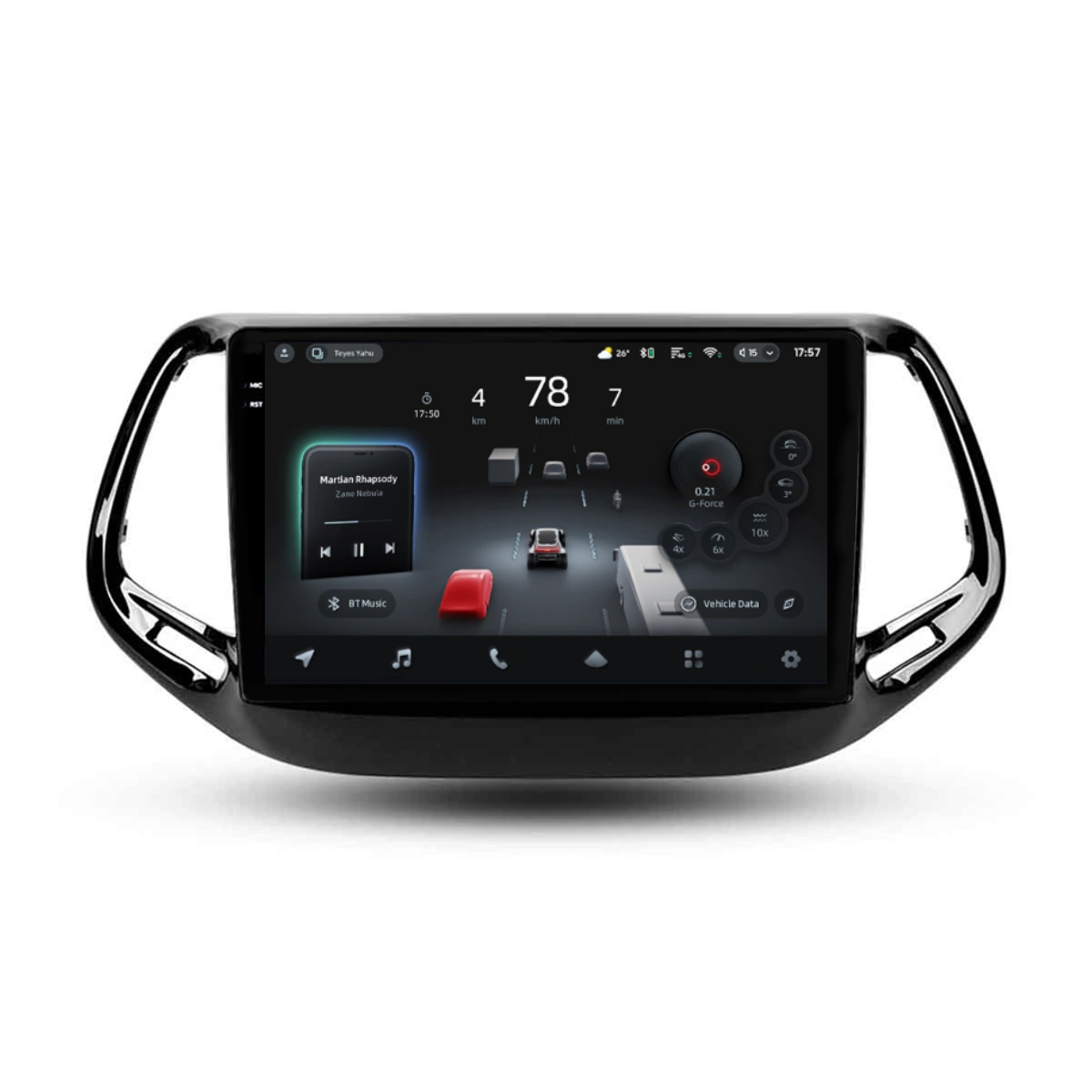 Navigatii Android - Navigatie Auto cu Asistenta AI Teyes CC4 PRO Jeep Compass 2 2016-2018 8+128GB 10.36" QLED, Android 13, 5G, 7.1 DSP, CarPlay