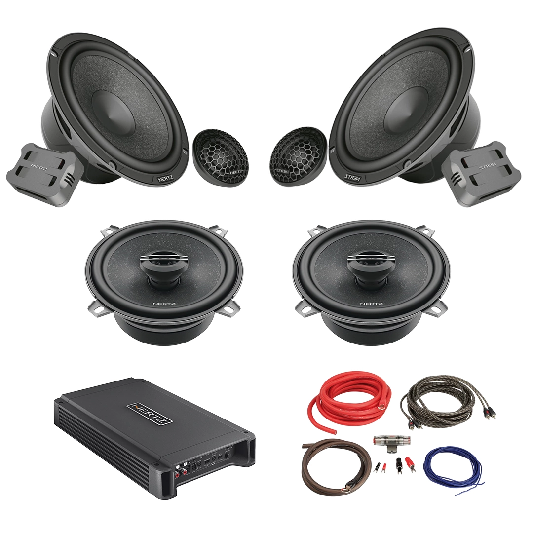 CarAudio - Pachet Difuzoare Auto cu amplificator Peugeot 306 1993-1997 Hertz Cento 760 W