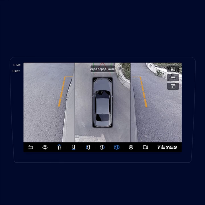 Navigatie Auto Teyes CC3 2K 360°, 6+128GB 9.5" QLED Octa-core 1.8Ghz, Android 4G Bluetooth 5.1 DSP [3]