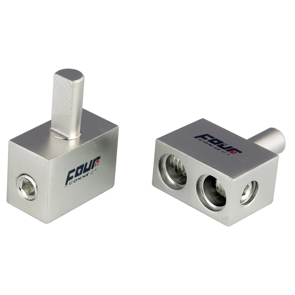 Bloc terminal cablu de difuzoare , FOUR Connect 4-600114 , Set 2 buc [1]