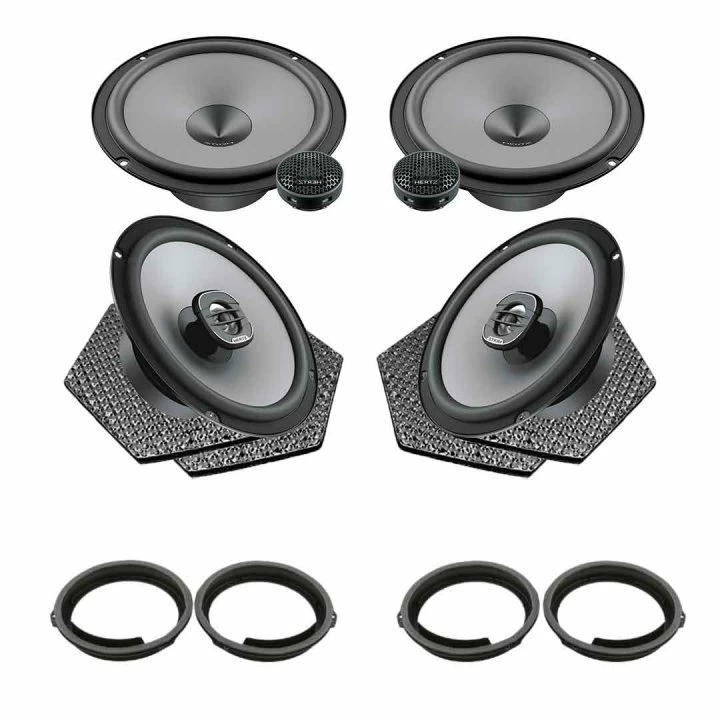 Pachete de difuzoare dedicate - Pachet difuzoare auto Hertz Uno dedicat Ford Kuga 2012-, RMS 75W