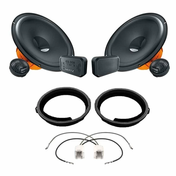 Pachete de difuzoare dedicate - Pachet difuzoare auto Hertz Dieci dedicat usi fata Dacia Jogger 2021-, RMS 80W