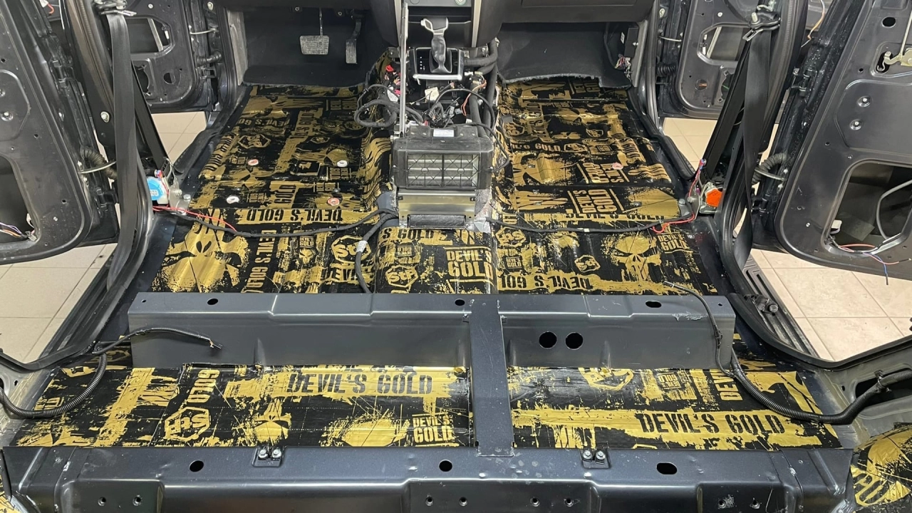 Insonorizant auto Premium STP Devil's Gold, 3 mm, 750x470mm, Foaie [4]