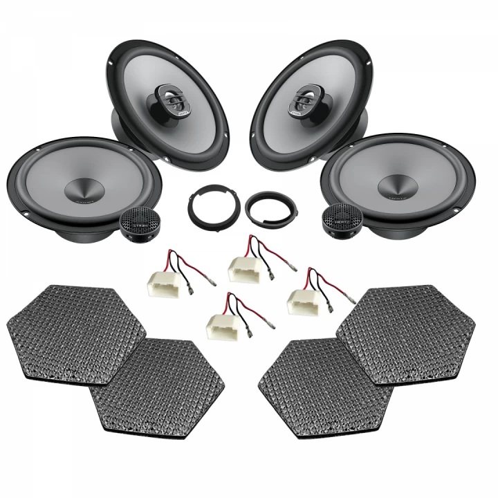 Pachete de difuzoare dedicate - Pachet difuzoare auto Hertz Uno dedicat Ford Ranger (T6) (2011 - 2022)