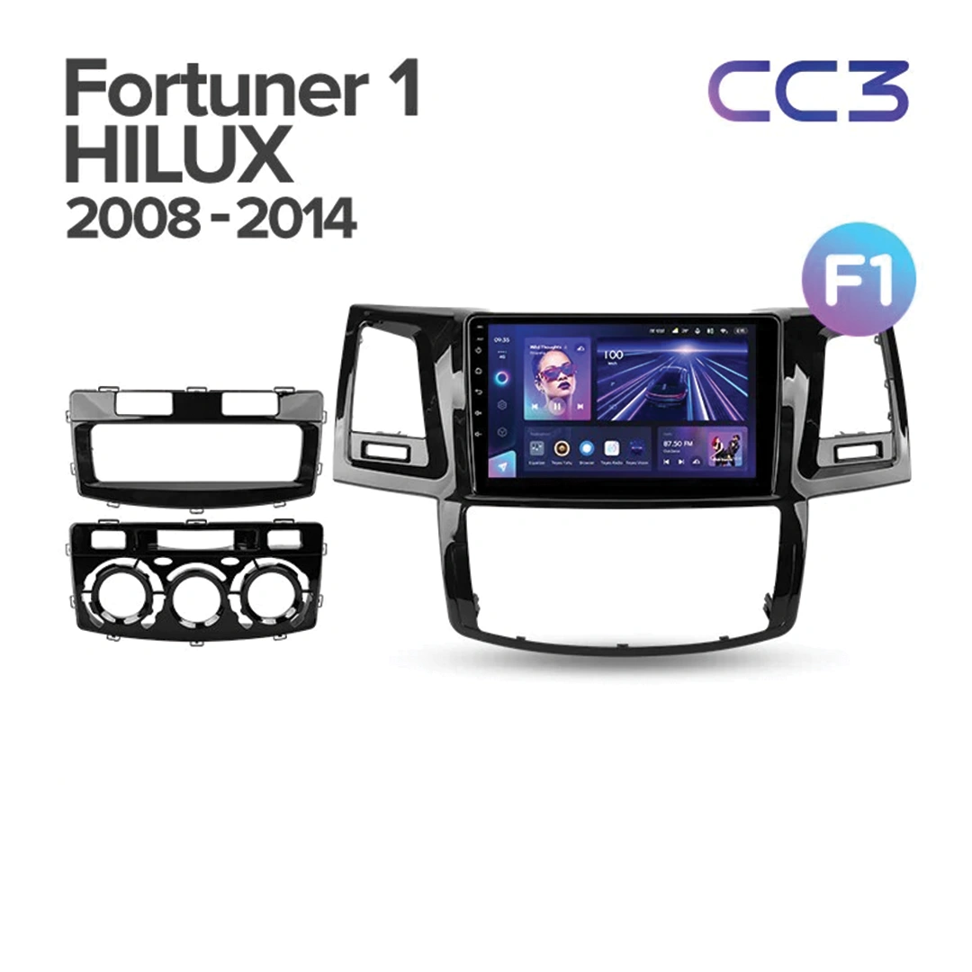 Navigatie Auto Teyes CC4 Toyota Fortuner 2005-2007 6+64GB 9.5" QLED Octa-core 2.7Ghz, Android 4G Bluetooth 5.1 DSP [3]