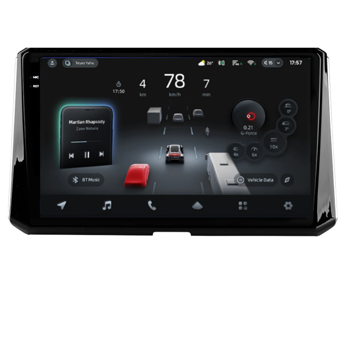 Navigatie Auto Teyes CC4 Toyota Corolla 12 2018-2020 6+64GB 10.36" QLED Octa-core 2.7Ghz, Android 4G Bluetooth 5.1 DSP [0]
